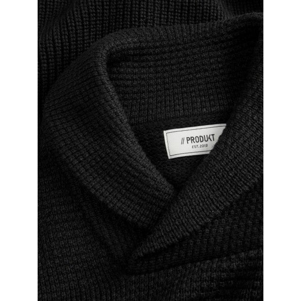 George Shawl Neck Knitted Cardigan