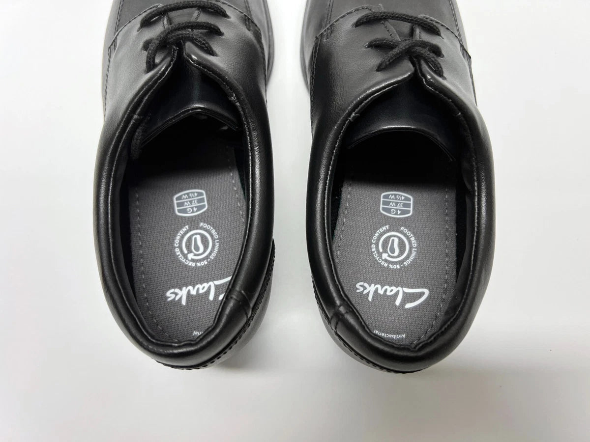 Clarks Scala Step Youth Leather Black
