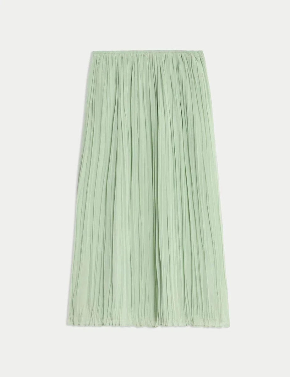 Light Green Pleat Skirt