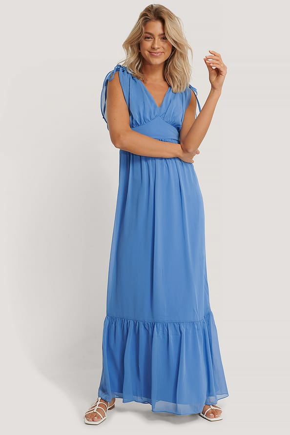 Bloom Maxi Dress Blue