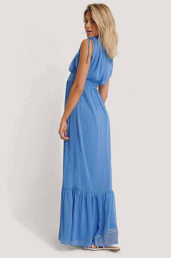 Bloom Maxi Dress Blue