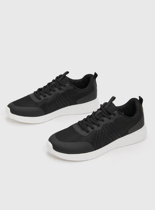 Tu Active Black Lace Up Trainer
