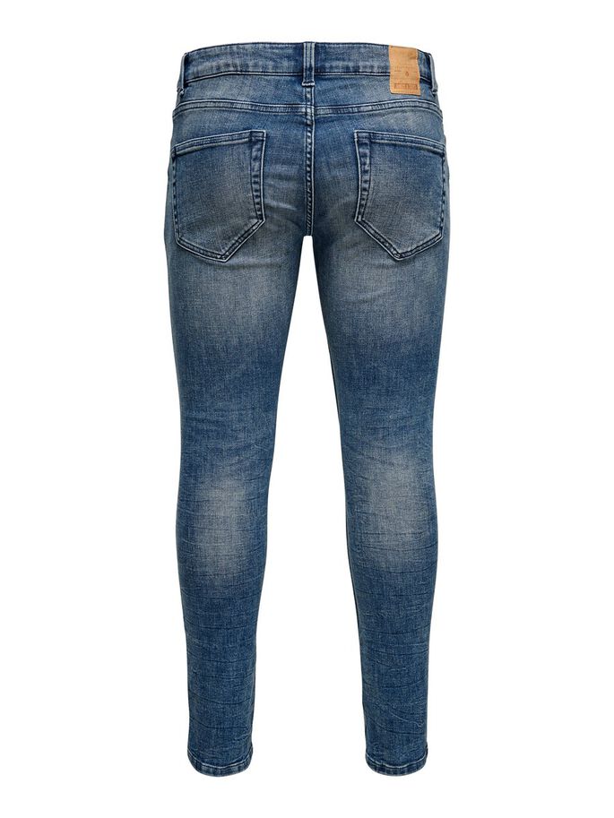Wap Blue Washed Skinny Jeans