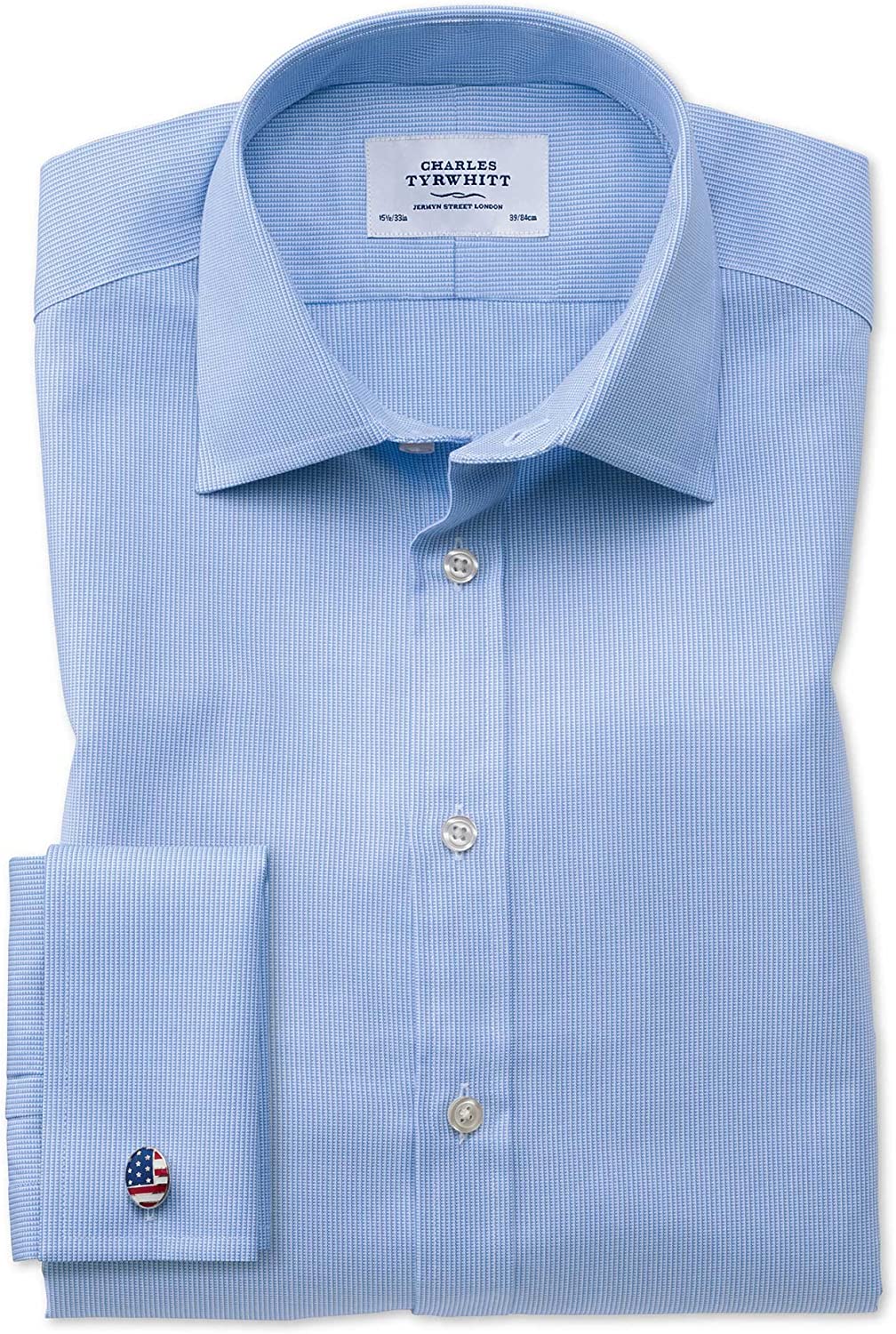 Slim Fit Oxford Sky Blue Cotton Formal Shirt