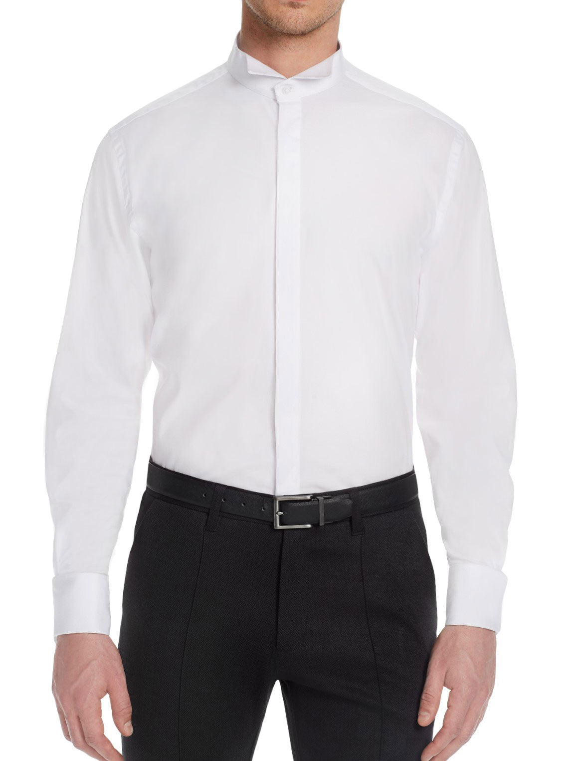 Wing Collar Tuxedo Classic Fit Shirt