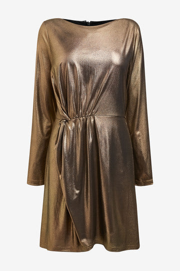 Mettalic Twist Dress