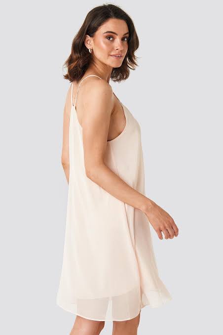 Cami Chiffon Dress Pink