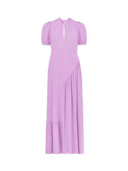 Scarlett Twist Neck Dress, Purple