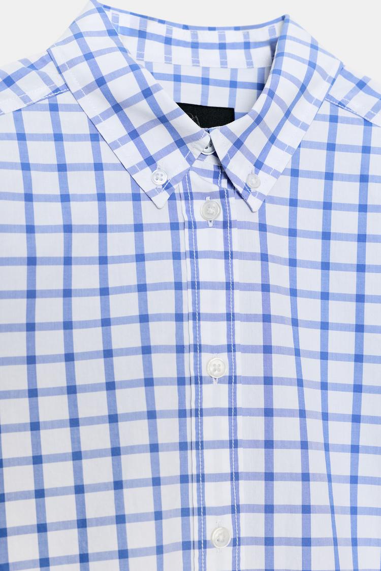 Check Poplin Shirt