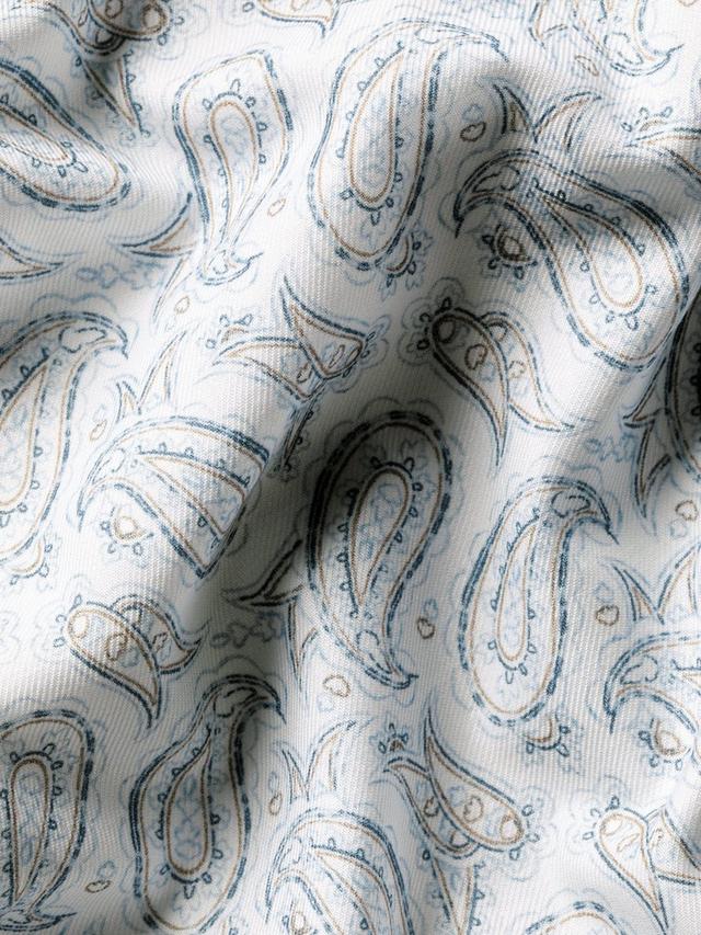 Cotton Paisley Slim Fit Shirt