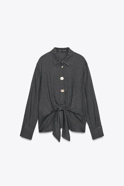 Zara Collared Long Sleeve Shirt