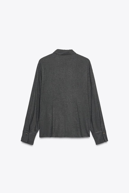 Zara Collared Long Sleeve Shirt