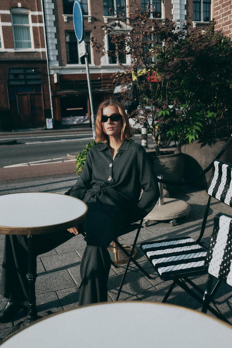 Zara Collared Long Sleeve Shirt