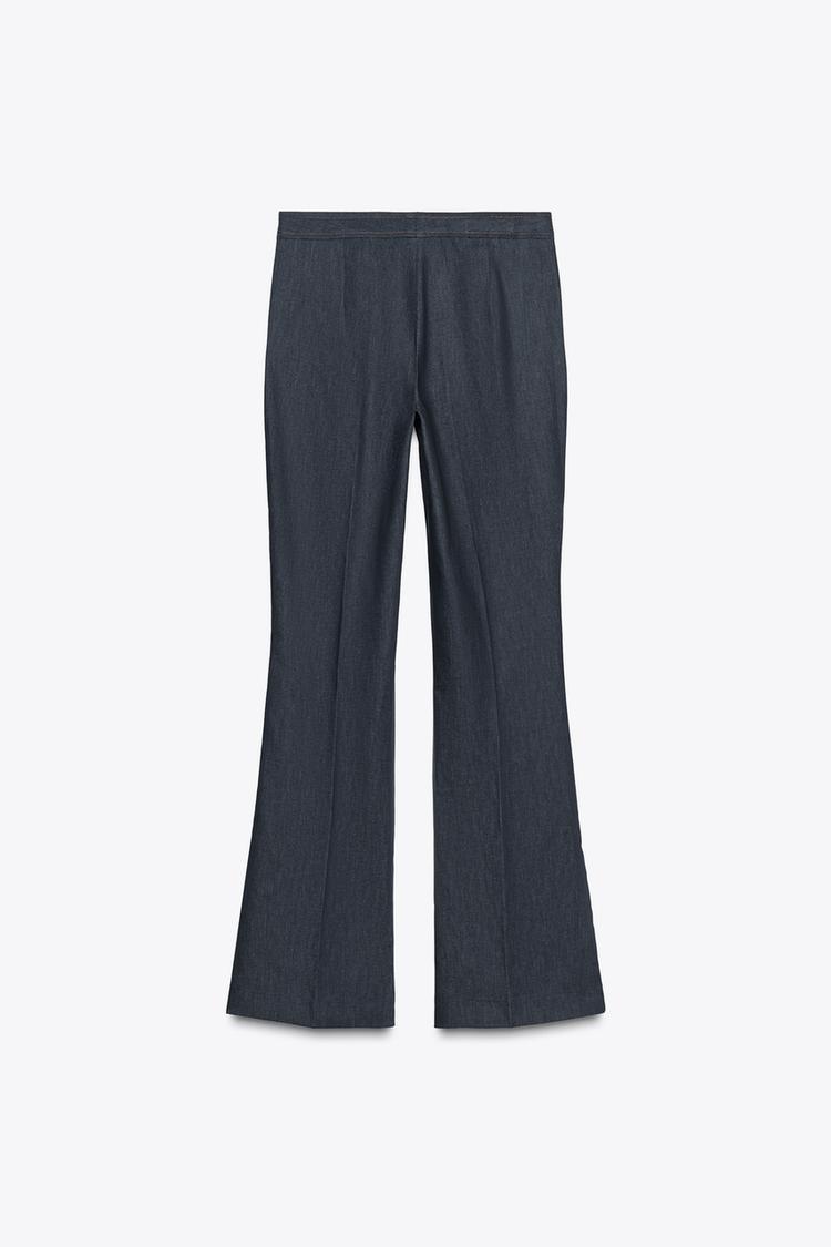 Zara Contrast Topstitch Trouser