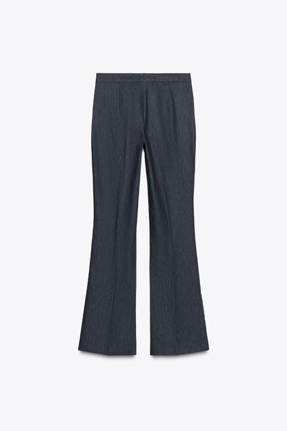 Zara Contrast Topstitch Trouser
