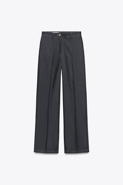 STRAIGHT TROUSERS WITH DART