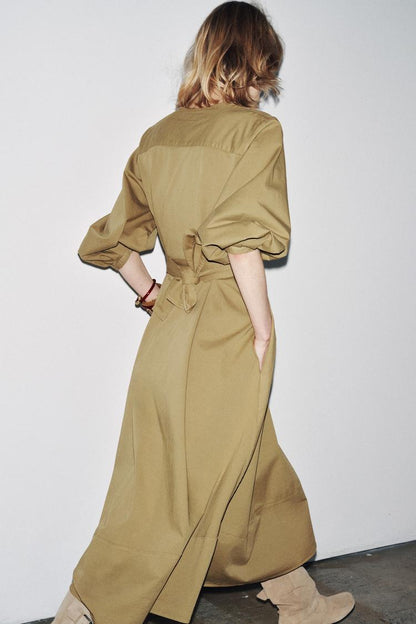 Zara Belted Shirt Dress