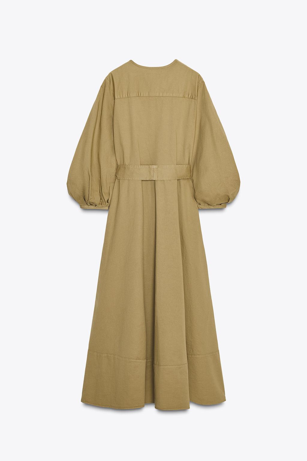 Zara Belted Shirt Dress