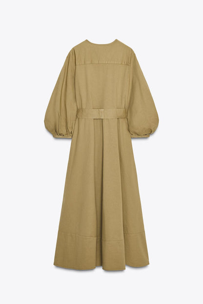 Zara Belted Shirt Dress