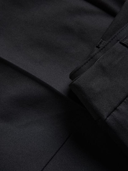 Reserved Black Barrel Leg Trouser