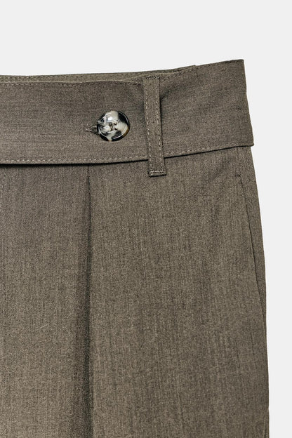 Zara Pleated Trousers With Belt