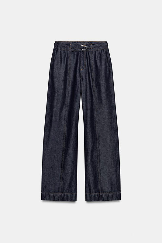 High Waist Bootcut Jeans Trouser