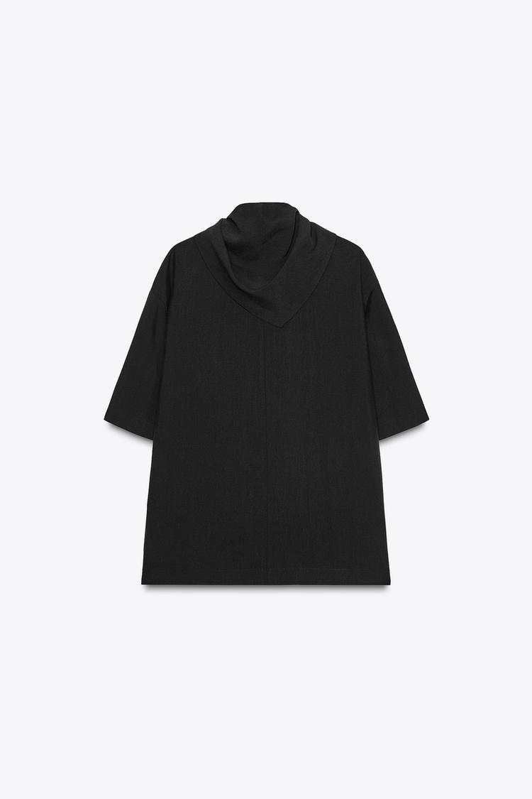 Flowing Blouse With Scarf