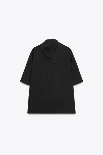 Flowing Blouse With Scarf