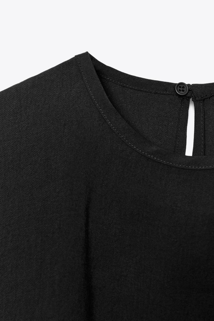 Flowing Blouse With Scarf