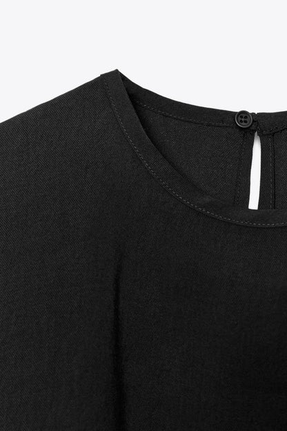 Flowing Blouse With Scarf