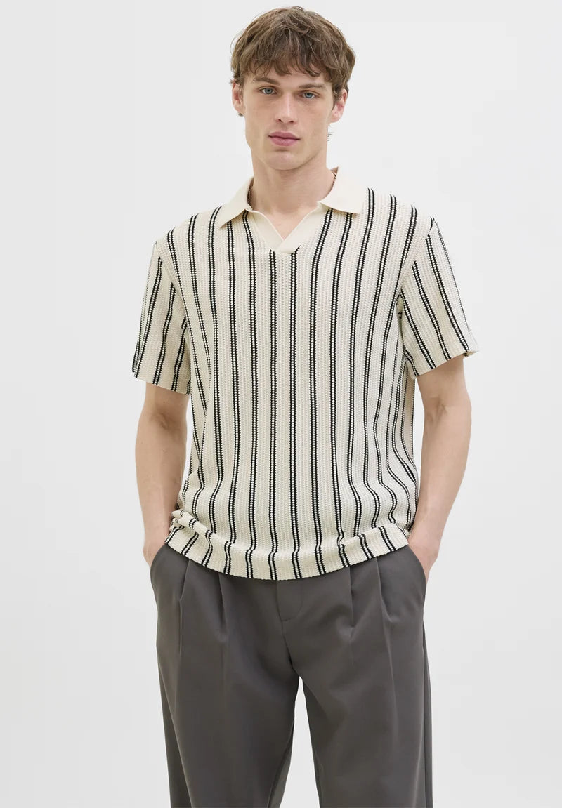 JPRBLUHARRY SS SPLIT NECK - Polo shirt