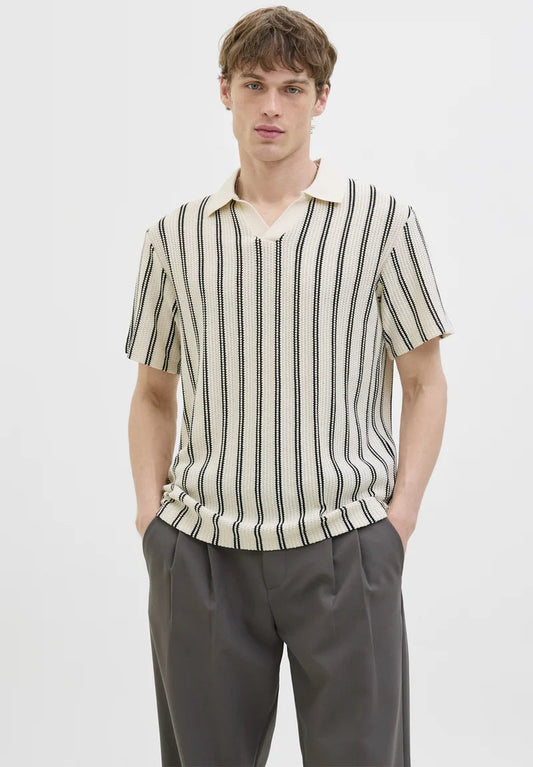 JPRBLUHARRY SS SPLIT NECK - Polo shirt