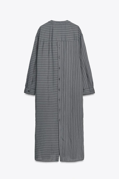 Zara Striped Shirt Dress