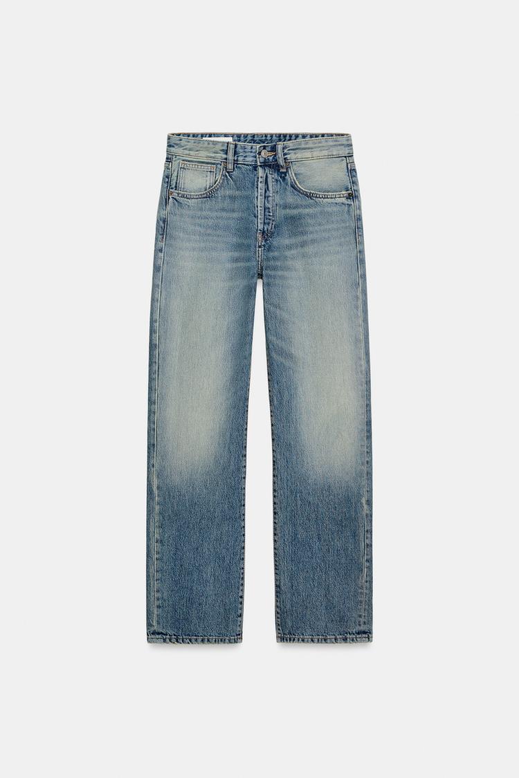 Zara Mid Waist Boyfriend Jeans