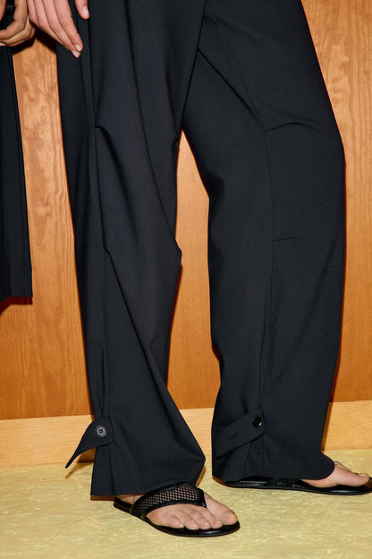 Zara Straight Trouser With Belt Loops