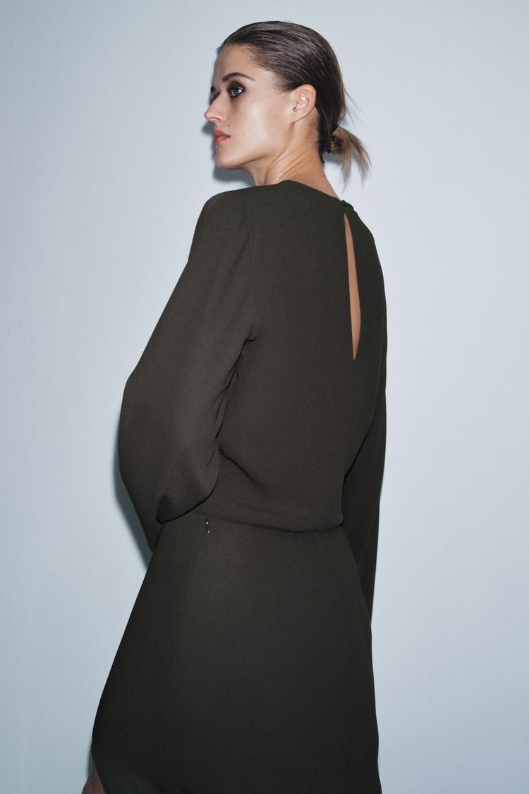 Zara Pleated Midi Dress