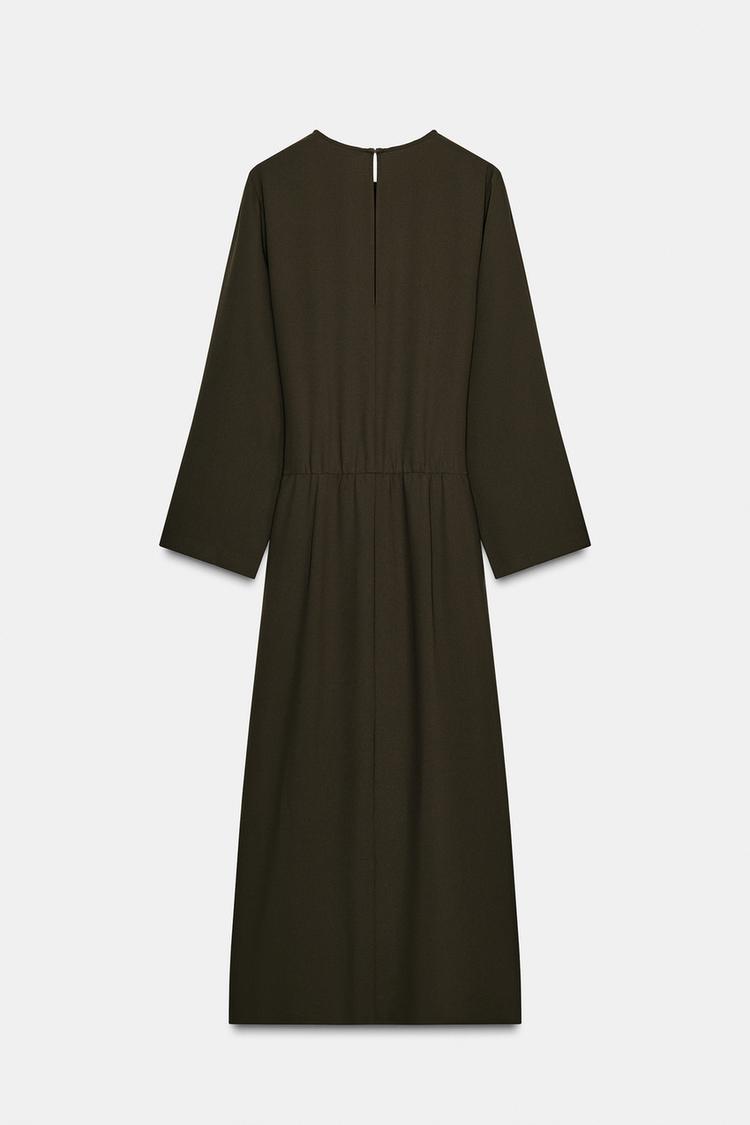 Zara Pleated Midi Dress