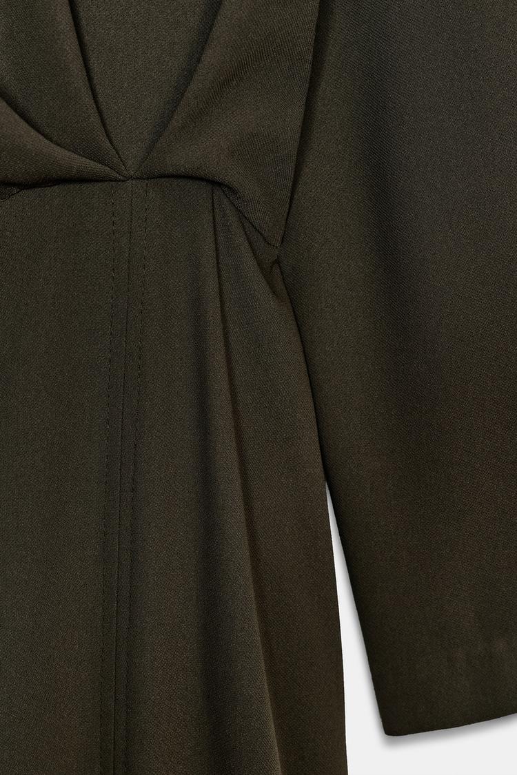 Zara Pleated Midi Dress