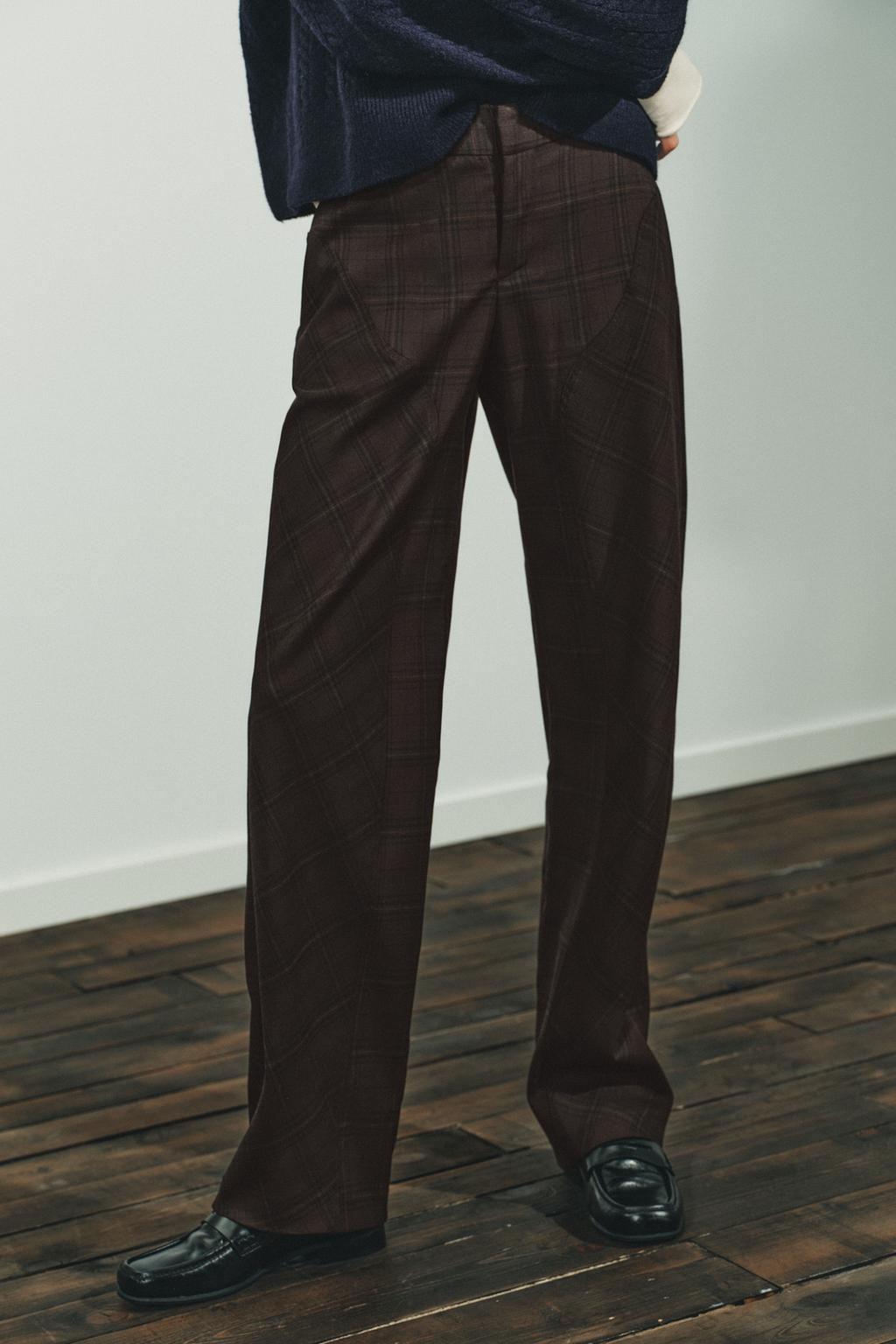 Zara Detail Seam Trousers