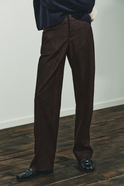 Zara Detail Seam Trousers