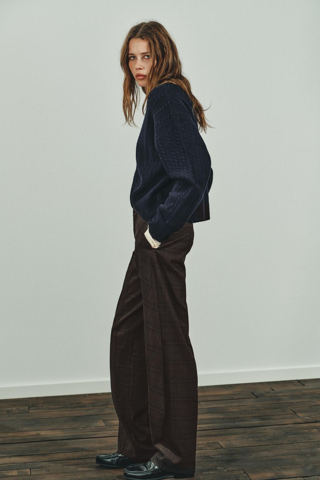 Zara Detail Seam Trousers