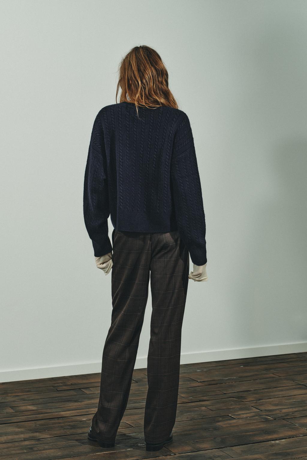 Zara Detail Seam Trousers