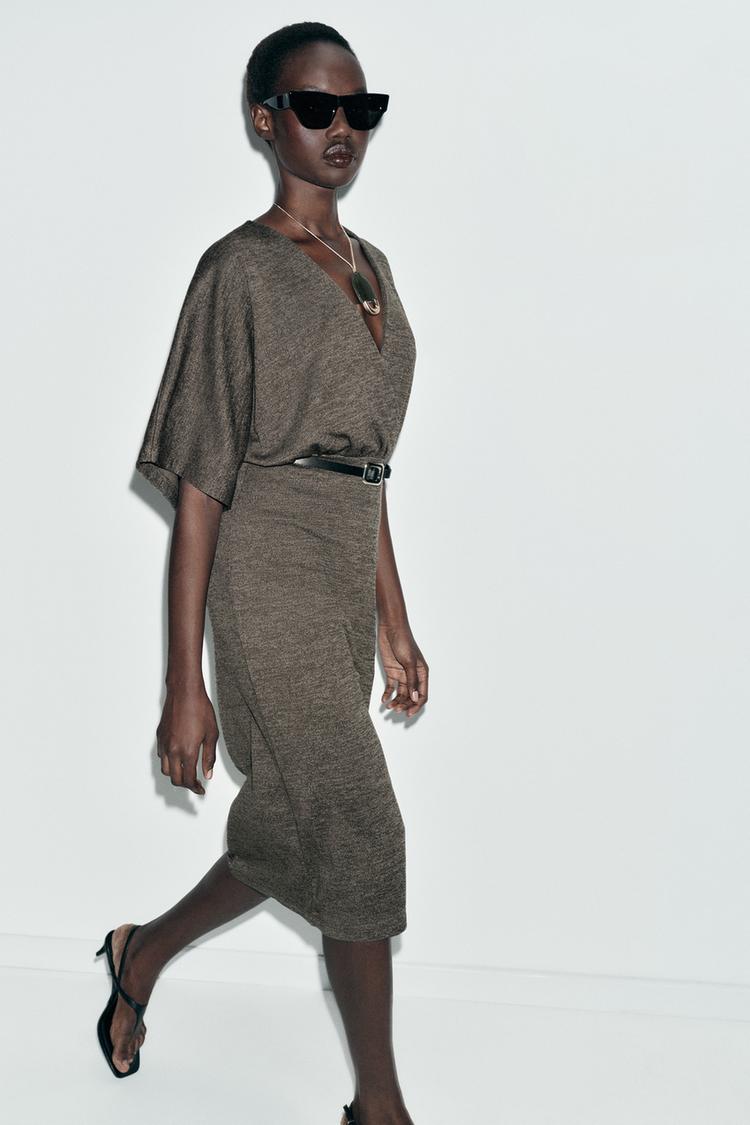 Dark Green Midi Dress