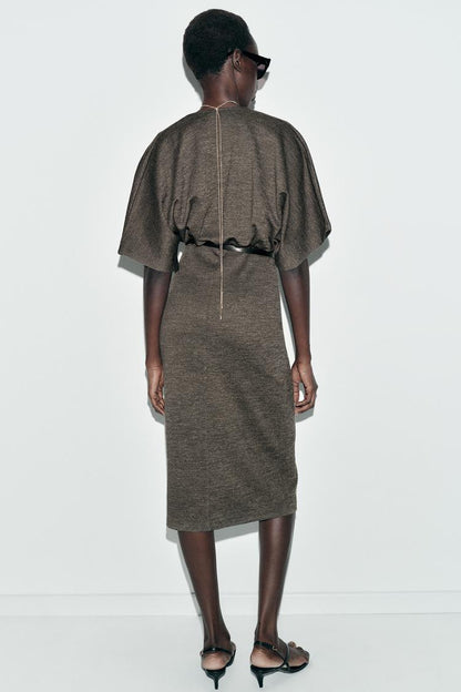 Dark Green Midi Dress