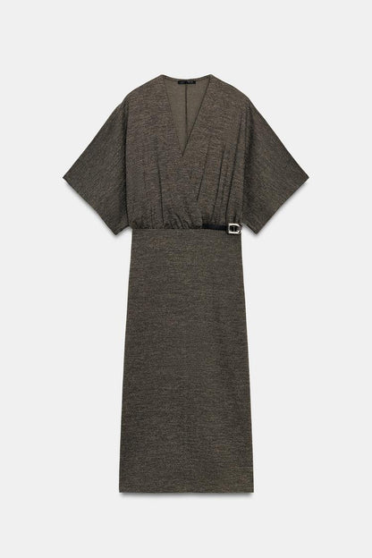 Dark Green Midi Dress