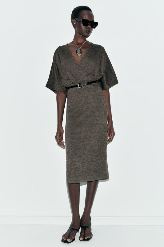 Dark Green Midi Dress