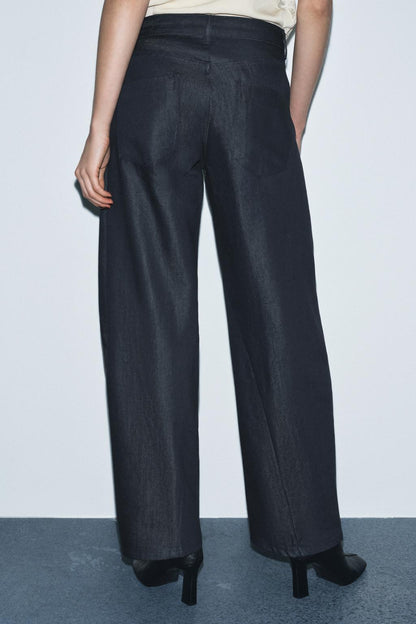 Zara Balloon Denim Trouser
