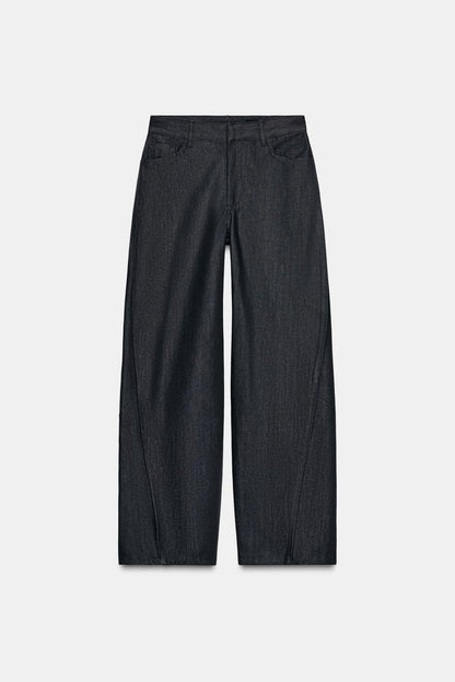 Zara Balloon Denim Trouser