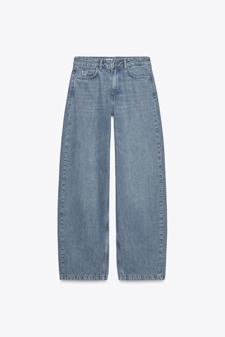 Baggy Barrel Mid-Waist Jeans