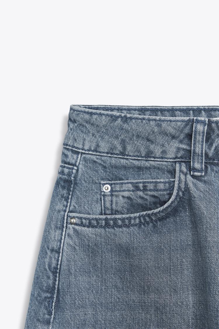 Baggy Barrel Mid-Waist Jeans